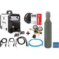 Pusautomačio KOMPLEKTAS FORBY® MIG 200ST LED (sinerginis) + priedai